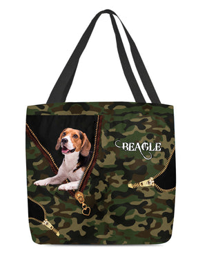 Beagle Camo Cloth Tote Bag