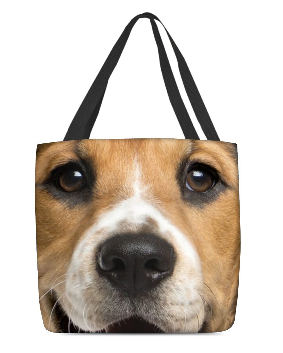 Beagle Face-Cloth Tote Bag