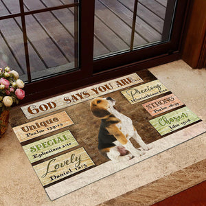 Beagle God Says You Are Doormat