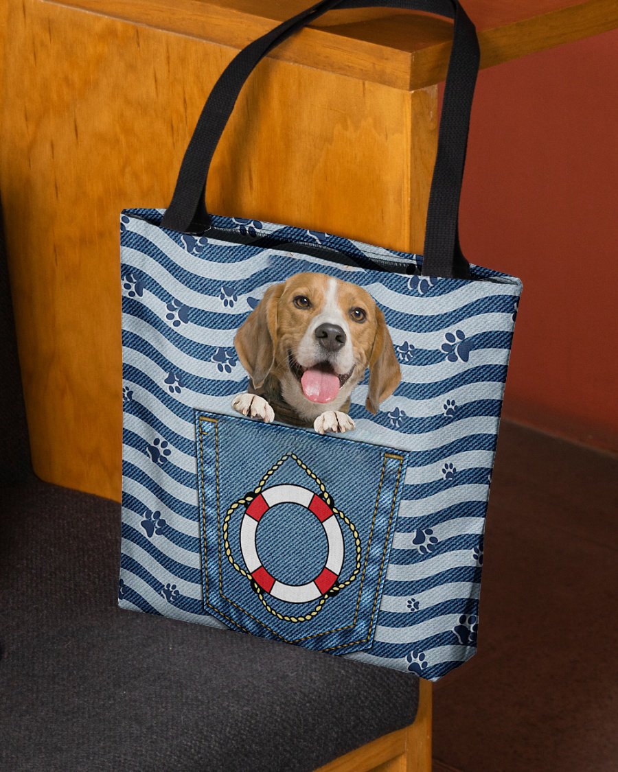 Beagle On Board-Cloth Tote Bag