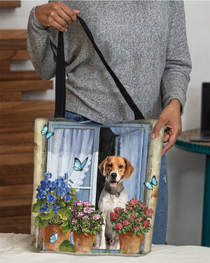 Beagle Today I Choose Joy-Cloth Tote Bag