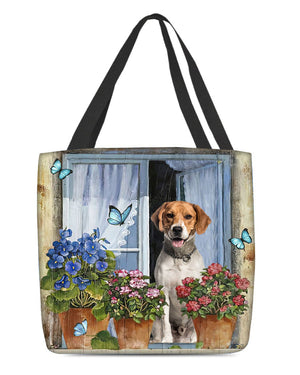 Beagle Today I Choose Joy-Cloth Tote Bag