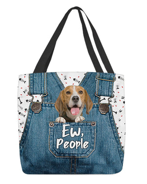 Beagle-EW people-Cloth Tote Bag