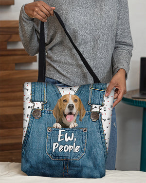 Beagle-EW people-Cloth Tote Bag