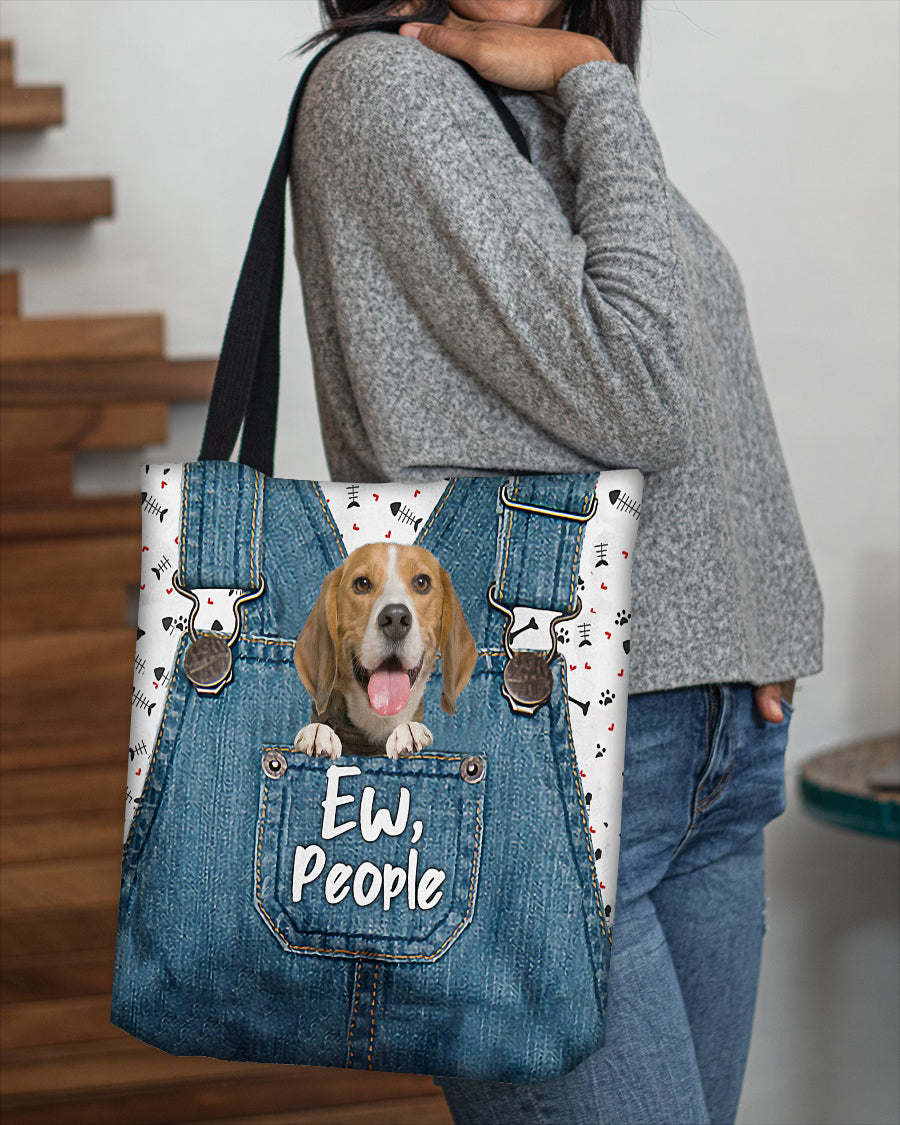 Beagle-EW people-Cloth Tote Bag