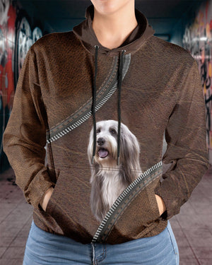 Bearded Collie-Never Walk Alone Hoodie