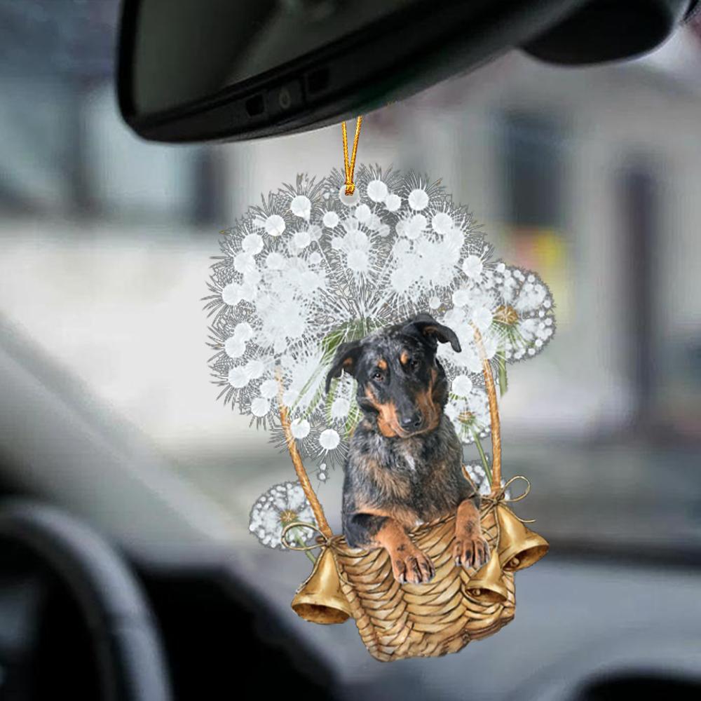 Beauceron-Dandelion-Two Sided Ornament