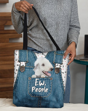 Bedlington terrier-EW people-Cloth Tote Bag