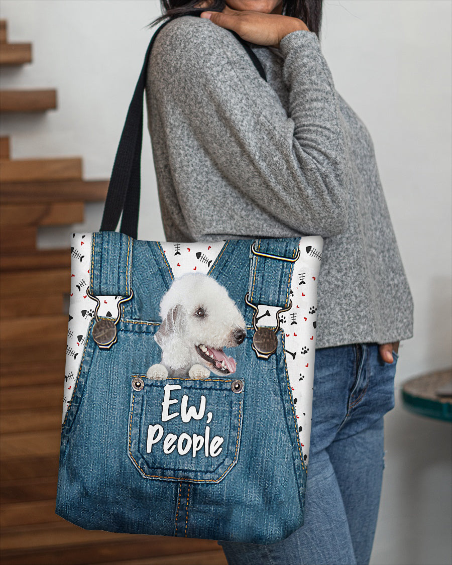 Bedlington terrier-EW people-Cloth Tote Bag