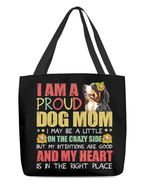 Bernese Mountain-Right Place-Cloth Tote Bag