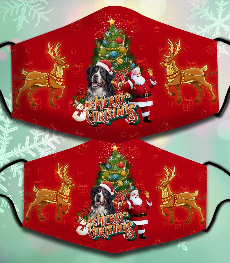 Bernese Mountain-Santa Claus&Dog-Veil