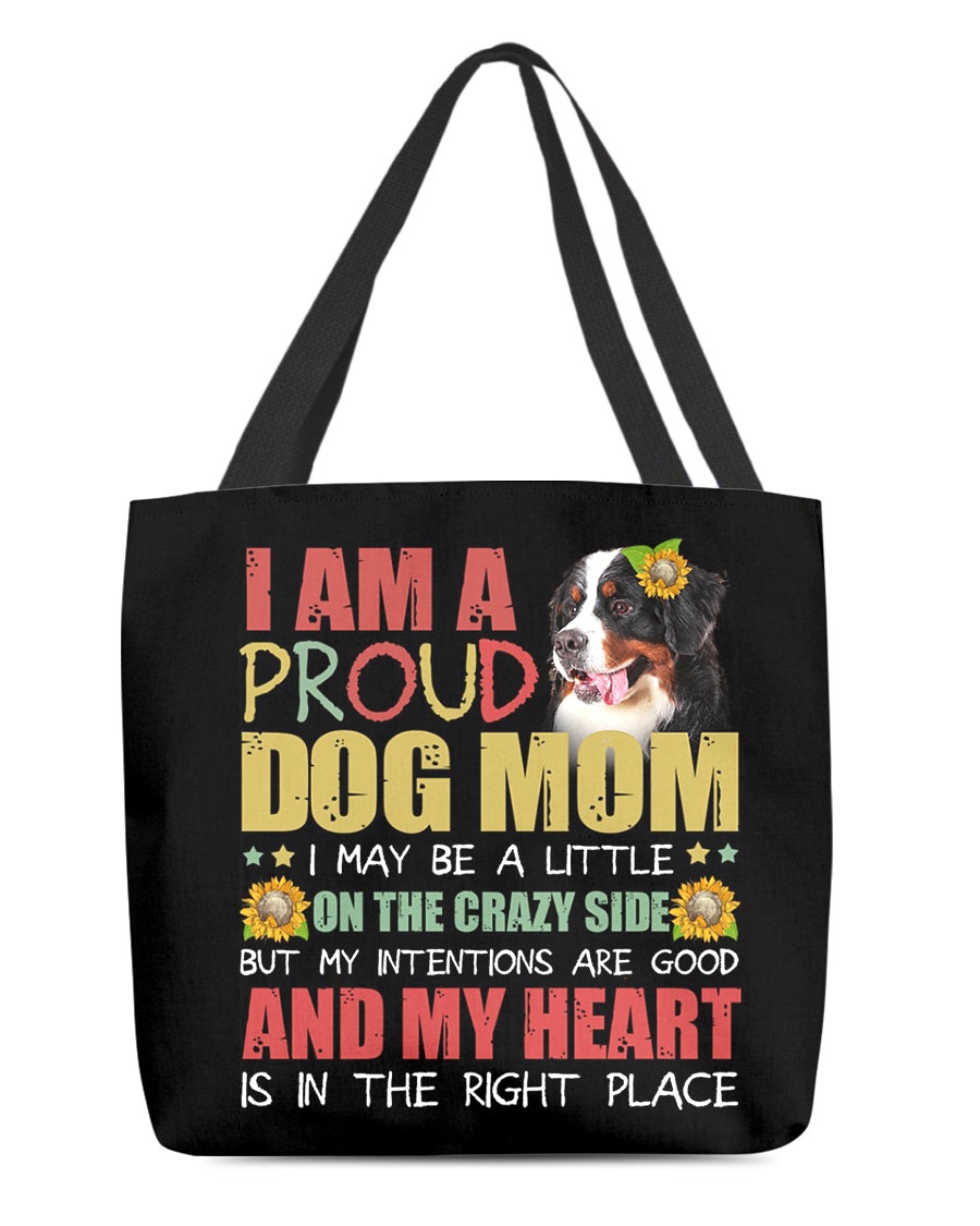 Bernese Mountain 03-Right Place-Cloth Tote Bag
