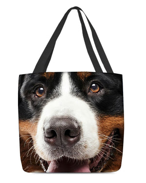 Bernese Mountain 5 Face-Cloth Tote Bag