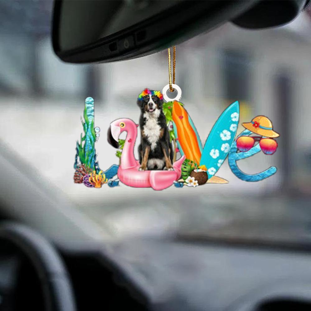 Bernese Mountain-Dog Mom Life-Two Sided Ornament