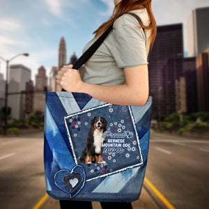 Bernese Mountain Dog Pround Mom2-Cloth Tote Bag