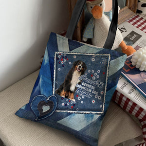 Bernese Mountain Dog Pround Mom2-Cloth Tote Bag