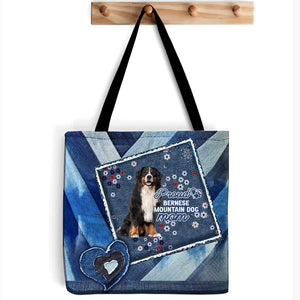 Bernese Mountain Dog Pround Mom2-Cloth Tote Bag