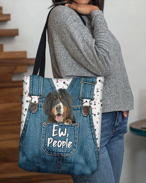 Bernese mountain-EW people-Cloth Tote Bag