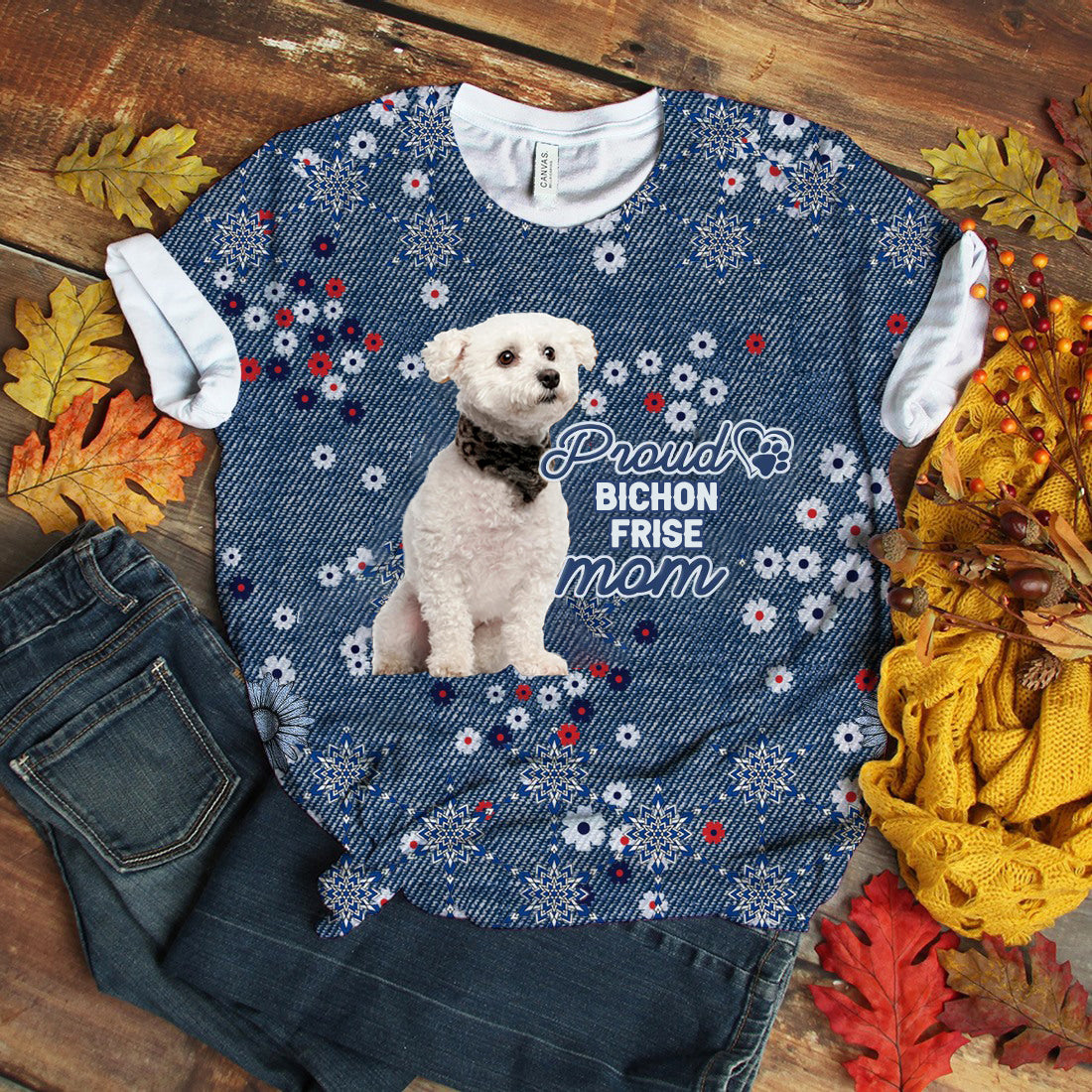 Bichon Frise-Pround Mom T-shirt