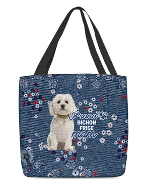 Bichon Frise 1 Pround Mom-Cloth Tote Bag