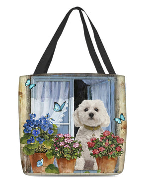 Bichon Frise 1 Today I Choose Joy-Cloth Tote Bag