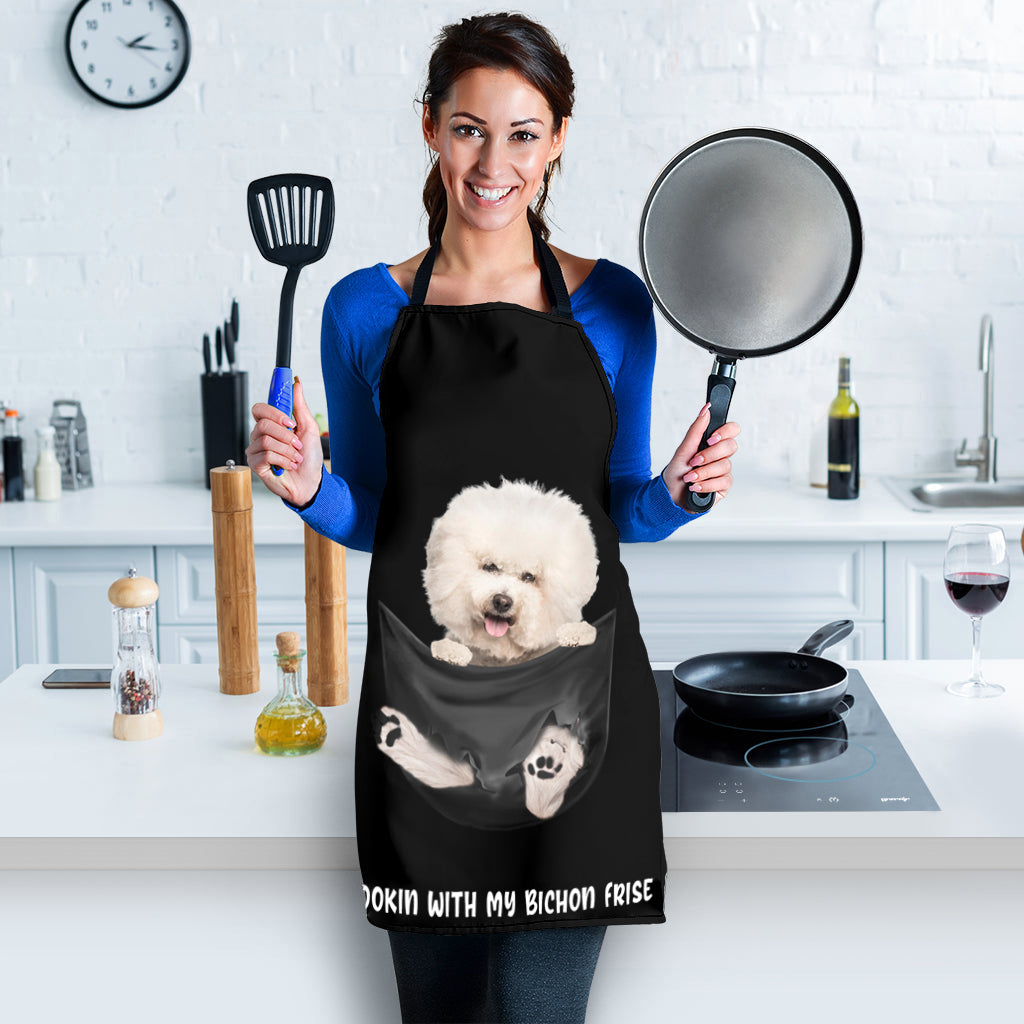 Bichon Frise Cookin' With Me Apron