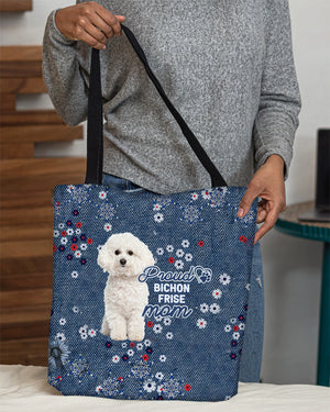 Bichon Frise (2) Pround Mom-Cloth Tote Bag