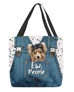 Biewer Terrier-EW people-Cloth Tote Bag