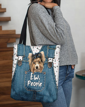 Biewer Terrier-EW people-Cloth Tote Bag