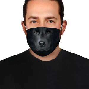 Black Lab Face EZ06 1504 Face Mask