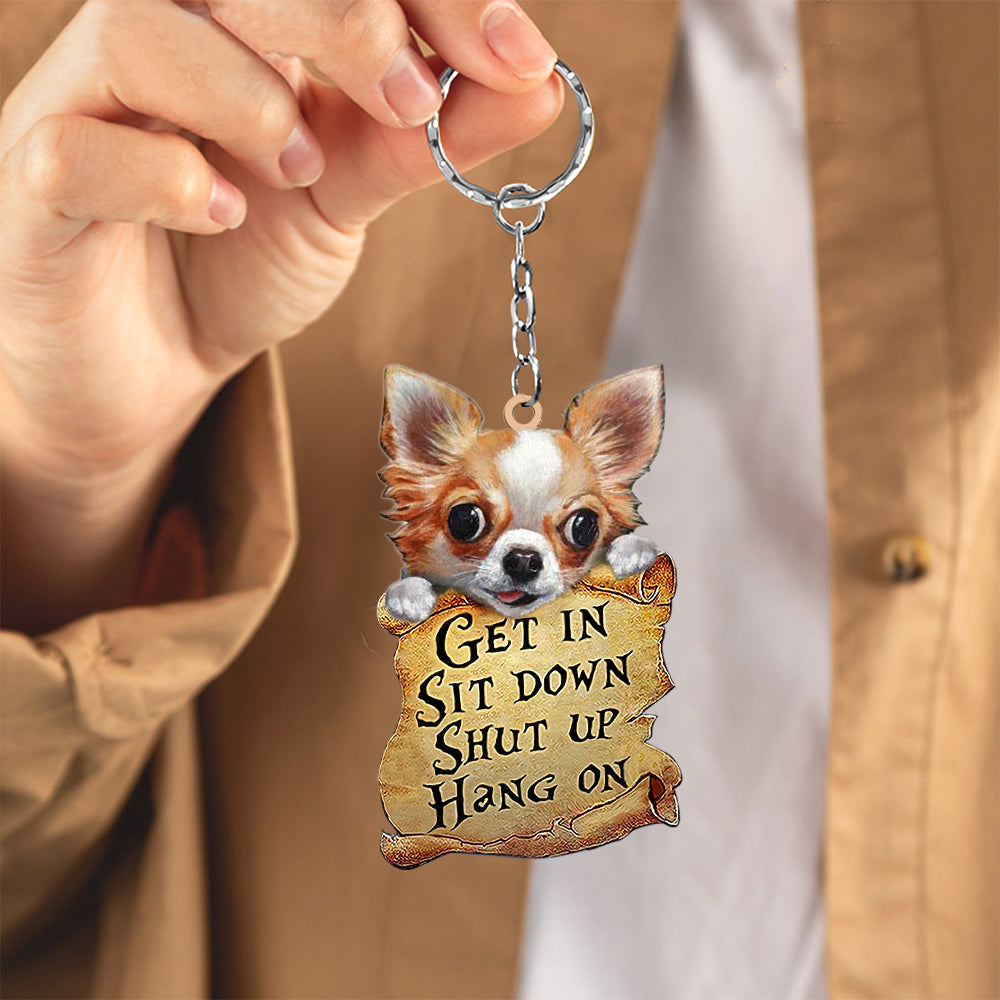 CHIHUAHUA get in CHIHUAHUA love Keychain