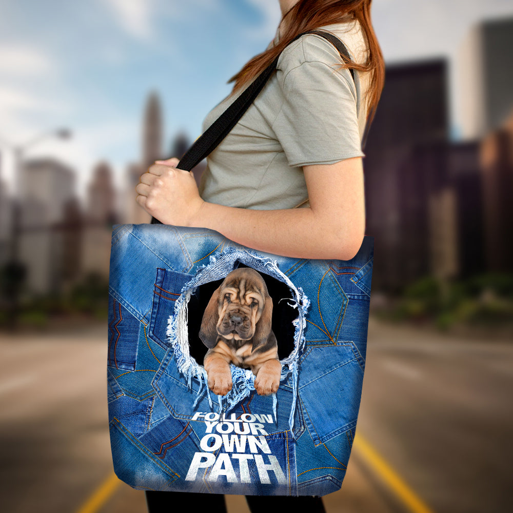 Bloodhound -Follow Your Own Path-Cloth Tote Bag