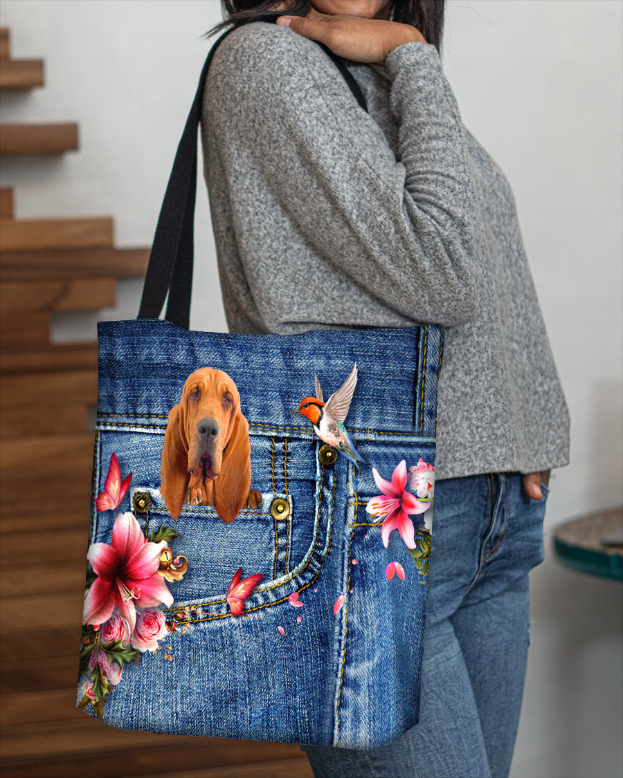 Blood hound2-Lily Cloth Tote Bag