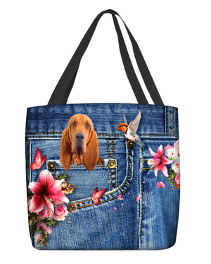 Blood hound2-Lily Cloth Tote Bag