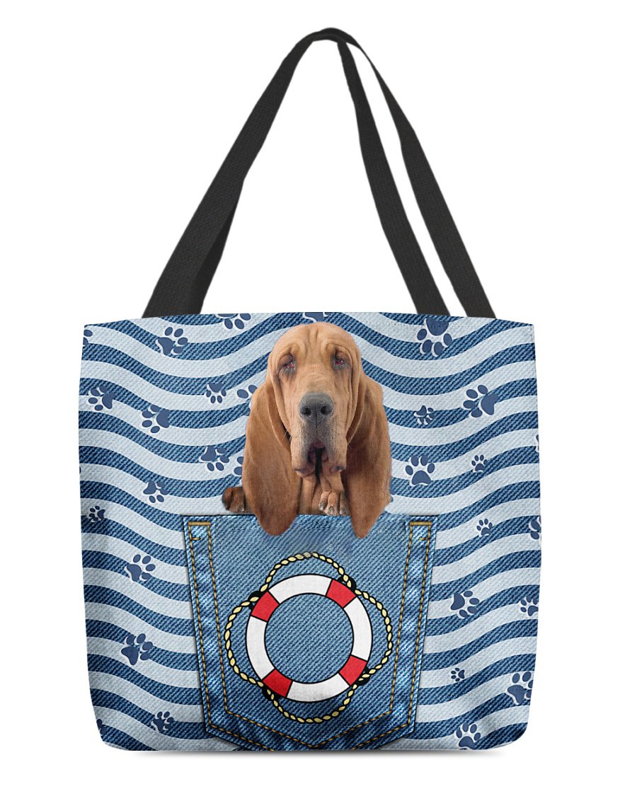 Bloodhound On Board-Cloth Tote Bag