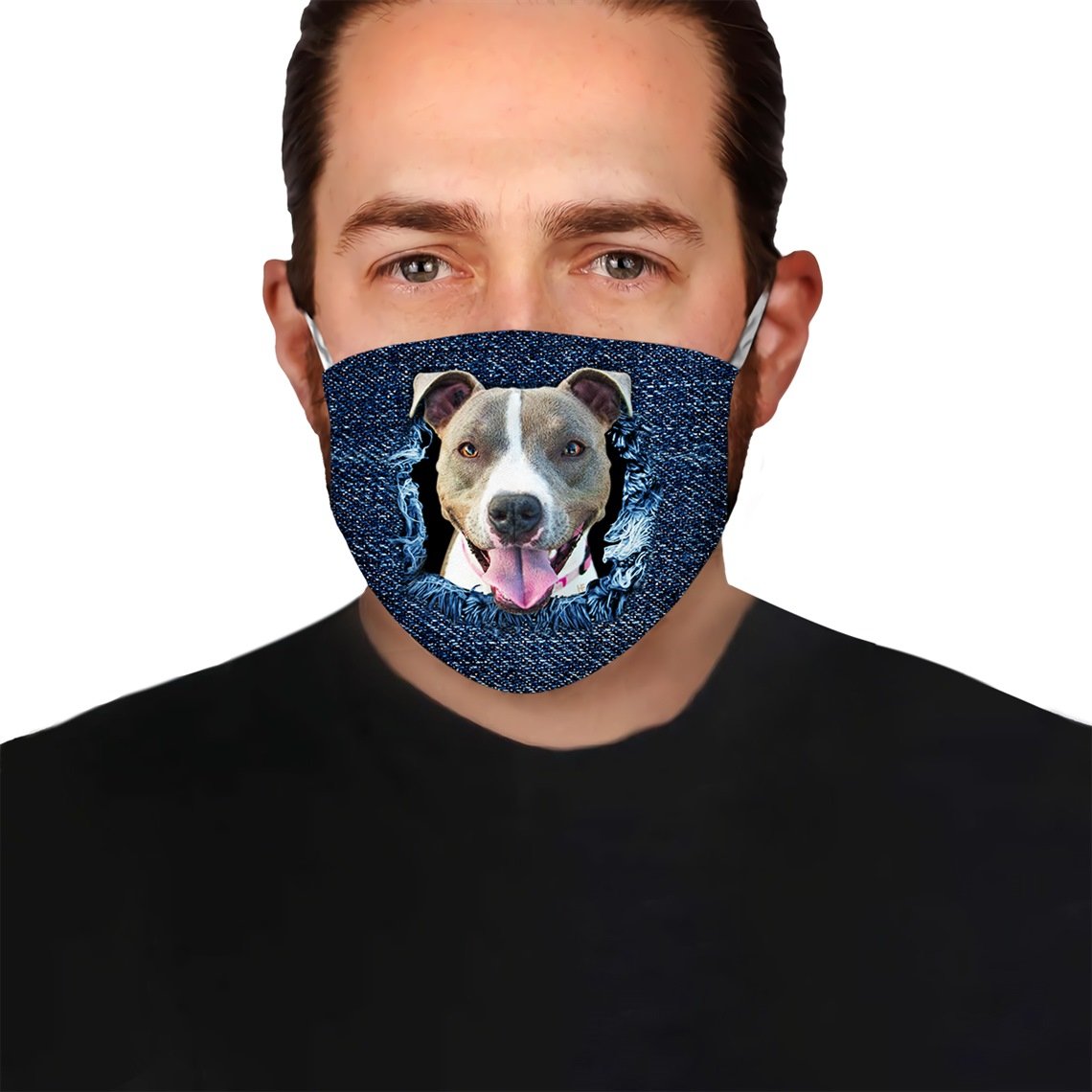Blue Nose Pitbull Jean EZ01 0805 Face Mask