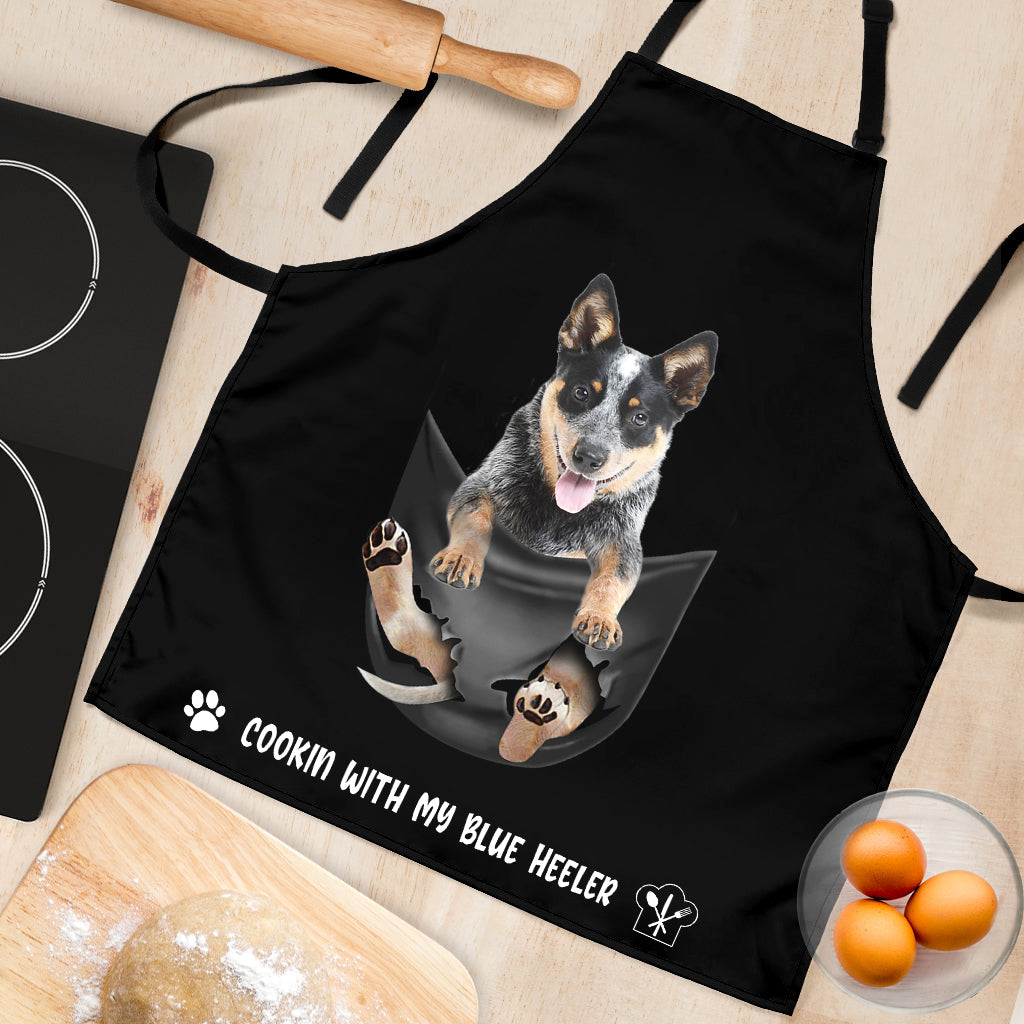 Blue Heeler 3 Cookin' With Me Apron