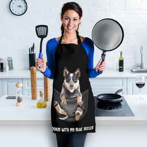 Blue Heeler 3 Cookin' With Me Apron