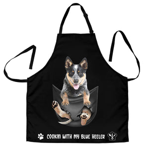Blue Heeler 3 Cookin' With Me Apron