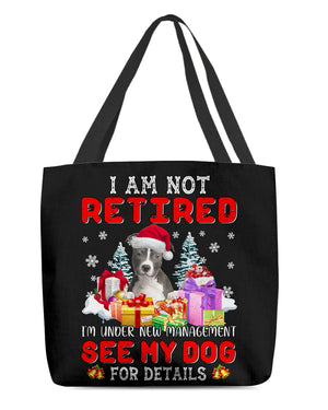 Blue Nose Pitbull-New Management Cloth Tote Bag