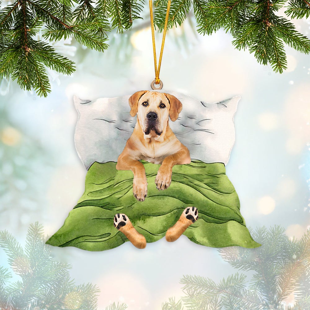 Boerboel-Sleep time Two Sides Ornament