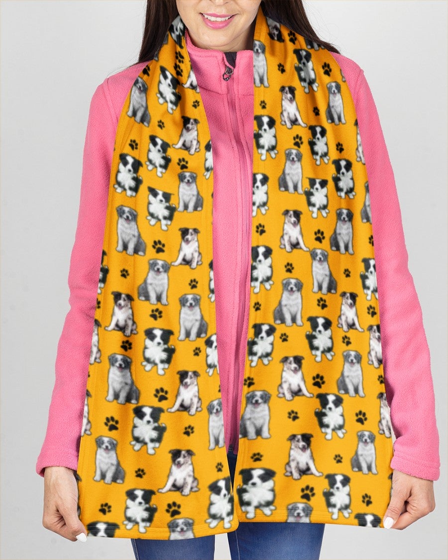 Border Collie-Paw Dog Scarf