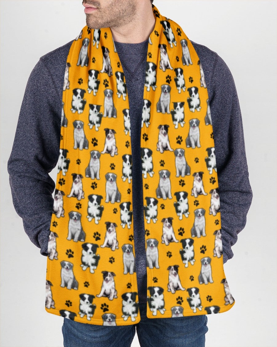 Border Collie-Paw Dog Scarf