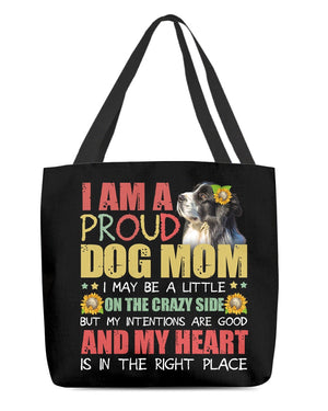 Border Collie-Right Place-Cloth Tote Bag