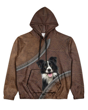 Border Collie 2-Never Walk Alone Hoodie