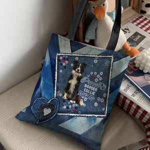 Border Collie 2 Pround Mom2-Cloth Tote Bag