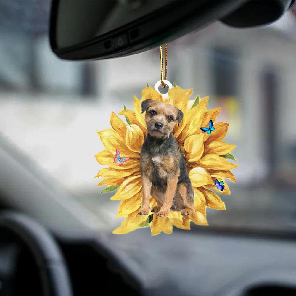 Border Terrier-The Sunshine-Two Sided Ornament