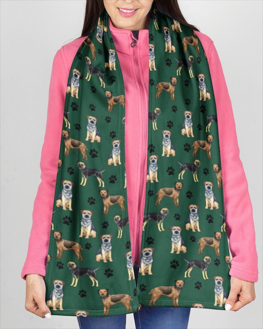 Border Terrier-Paw Dog Scarf