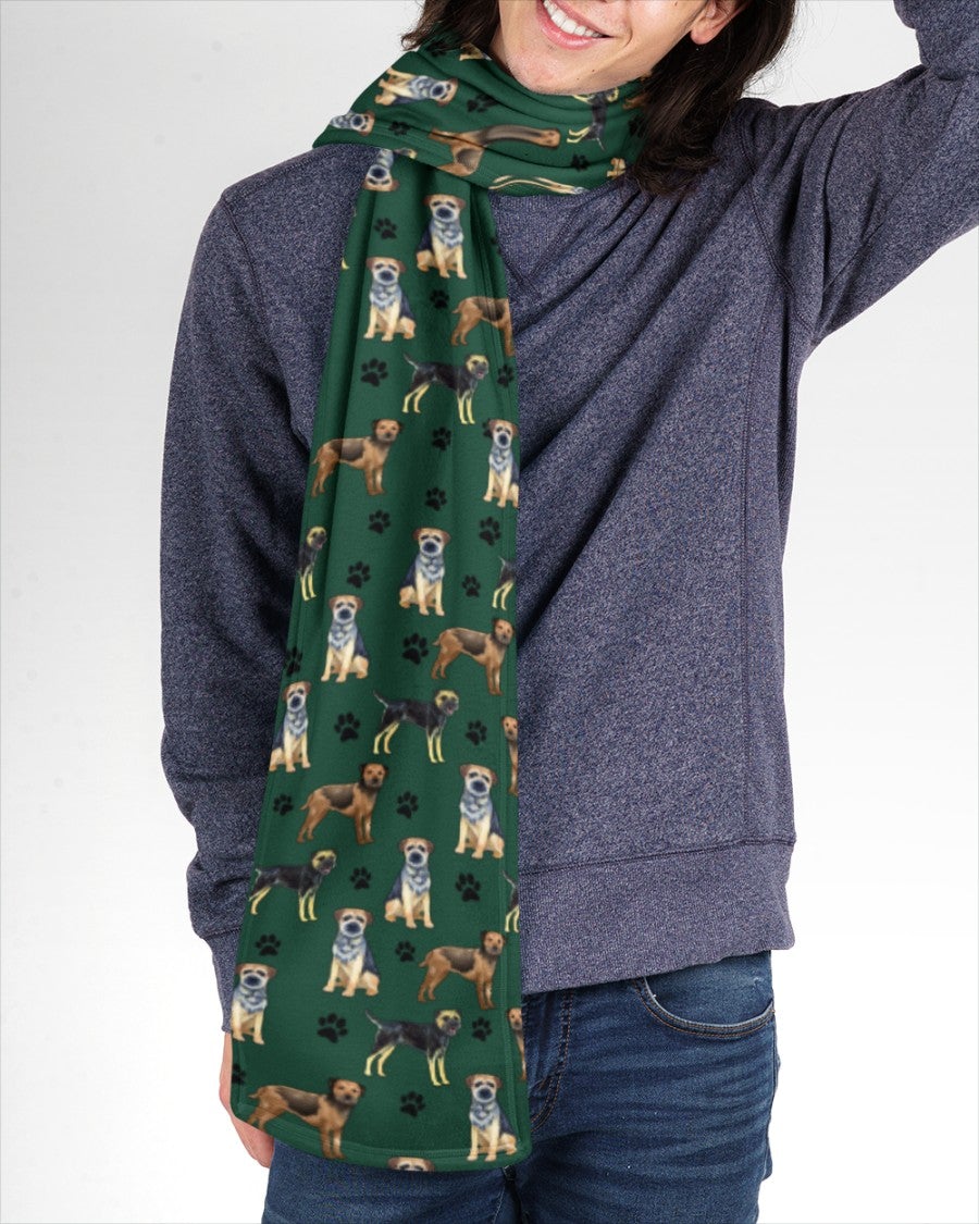 Border Terrier-Paw Dog Scarf