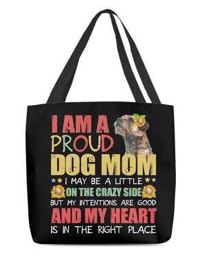 Border Terrier-Right Place-Cloth Tote Bag